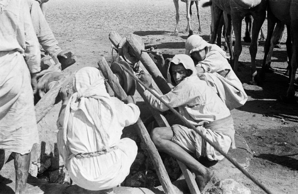 صورة شهيرة لثلاثة رجال من قبيلة السهول في متحف بيت ريفرز قبيلة السهول