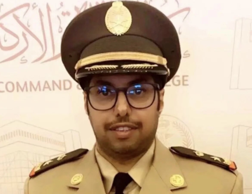 المقدم سعد محمد دويحس المنجلي يحصل على الماجستير في العلوم العسكرية - منصة السهول