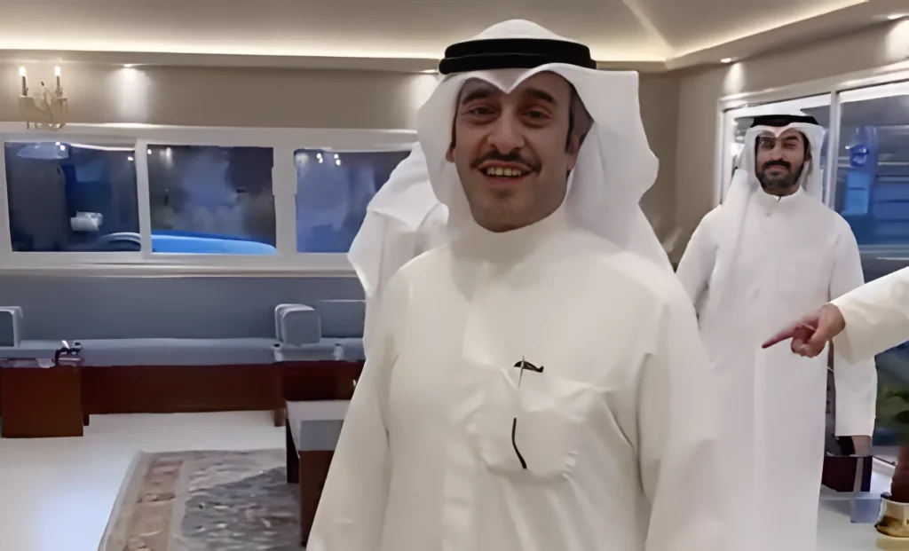 زيارة الاعلامي السعودي عبدالعزيز المقباس لمحمد ناصر الجلال