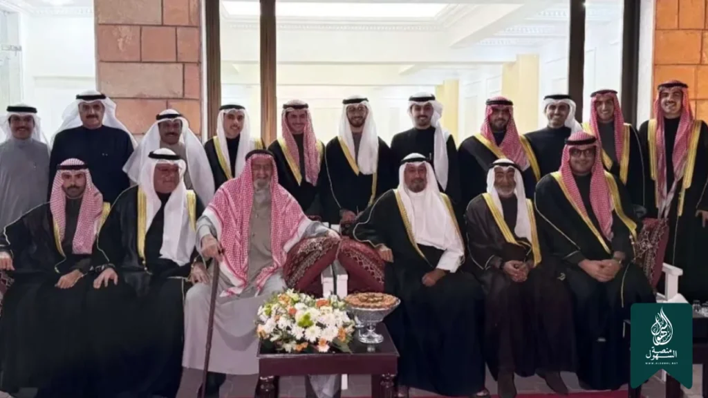 محمد صباح الصباح وأسرة الصباح في ضيافة مبارك السكران السهلي