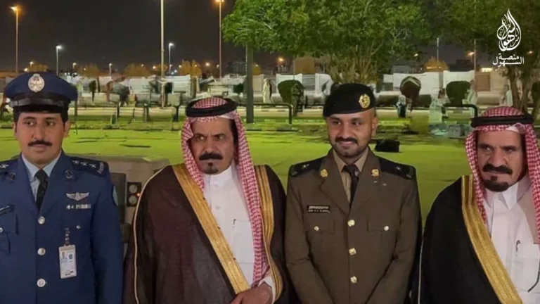 تخرج نايف بن ساري بن زليفيف المحانية من كلية الملك فهد الأمنية