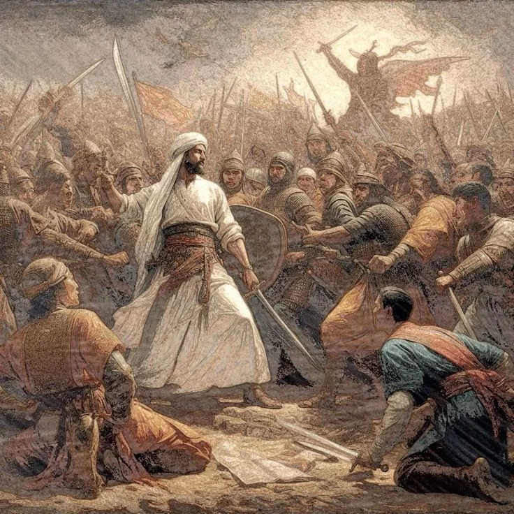 عمرو بن معد يكرب الفارس الذي قاتل في القادسية وعمره فوق المئة عمرو بن معد يكرب الفارس الذي قاتل في القادسية وعمره فوق المئة